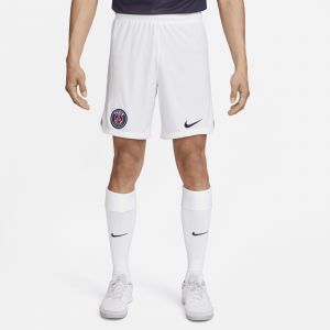 Image de Nike Short de football Dri-FIT Paris Saint-Germain 2023/24 Stadium Domicile/Extérieur pour homme - Blanc - Taille M - Male