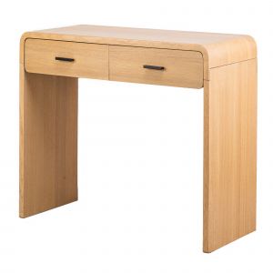 Image de Console 2 tiroirs en bois