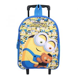 BAGTROTTER Sac à dos à roulettes 32 cm maternelle Les Minions Jaune