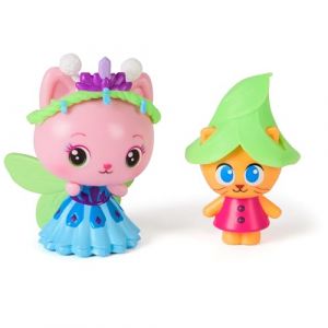 Spin Master Gabby's Dollhouse: Le Film - Reine Kitty Fée & Chaton GNOME Ensemble de Figurines avec 2 Accessoires pour Enfants à partir de 3 Ans