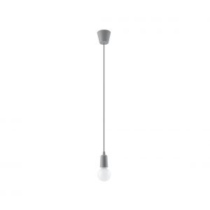 L inaire Center Suspension DI PVC gris 1 ampoule