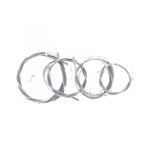 1tek origine Kit câbles complet avec gaines grise pour Solex 5000 / 3800 Hongrois