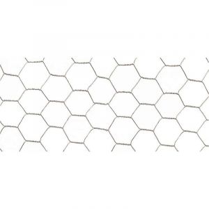 Nortene Grillage m&eacute;talique 0,5 x 25 m - maille 19 x 0,7 mm - structure hexagonale - triple torsion