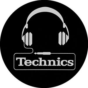 Image de Technics 60642 Feutrine pour platine vinyle DJ Headphone Logo