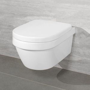 Image de Villeroy & Boch Architectura WC suspendu sans bride 37x53cm Blanc - Blanc Alpin