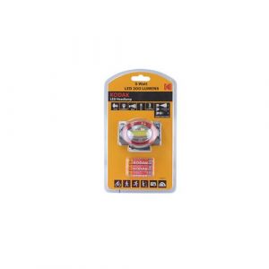 Kodak Eclairage frontal pile 300 lumens 3 mod. portee 50m (fixation casque)