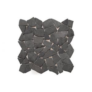 Mosaïque sol et mur en marbre naturel moli Gris Pack de 1m² Gris