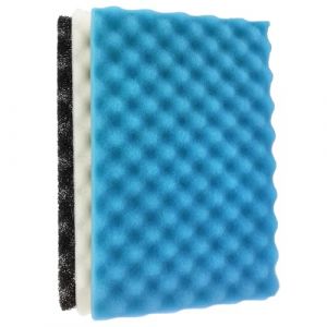 LTWHOME 43 x 28 cm Mousses Filtrantes de Rechange Convient pour Filtre de Bassin Épaisse, Moyenne et Fine Petites(Paquet 1 Ensemble)