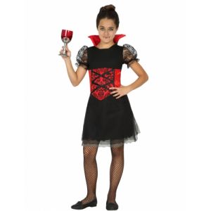 Déguisement vampiresse fille Halloween 5 à 6 ans