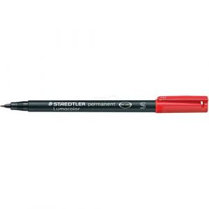 Image de Staedtler Marqueur Permanent 314b Lumocolor Rouge