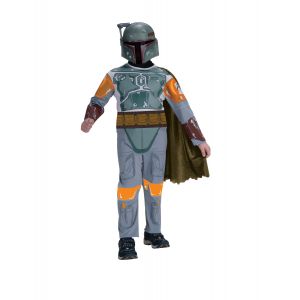 Rubie's Déguisement classique Boba Fett enfant - Couleur Argenté / gris - Taille 7 à 8 ans (117 à 128 cm)