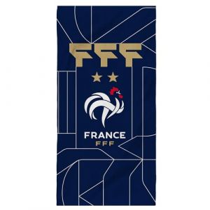 Fff Drap De Bain Fédération Française De Foot Construction 75x150 Cm