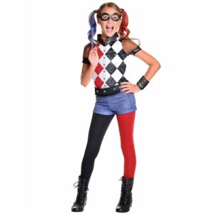 D&eacute;guisement luxe Harley Quinn Super ro Girls fille Taille: 3 &agrave; 4 ans (104 cm)