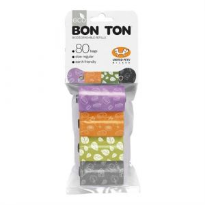 United Pets Sacs d hygiène Bon Ton Regular Chien Assortiment de couleurs 4 20 uds