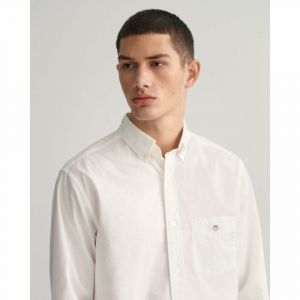 Gant (marque) REG Poplin Shirt Chemise en Popeline Regular, White, 3XL Homme