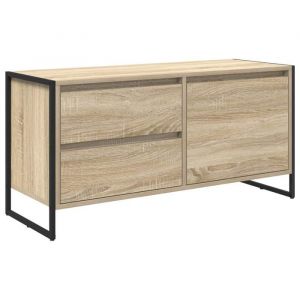 VidaXL Meuble TV Sonoma 100 x 36 x 49.5 cm Bois d'ing&eacute;nierie