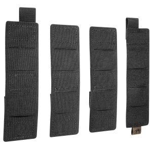 Tasmanian Tiger TT SGL MOLLE Adaptateur VL pour fixation de pochettes compatibles Molle sur des surfaces Velcro Noir