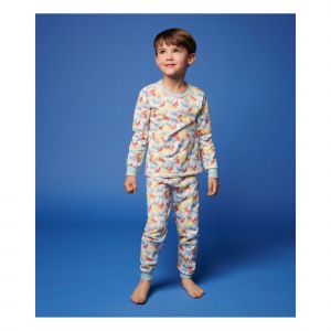 Image de Petit Bateau 5903701 Pajama Set, Marshmallow/Multico, 2 Ans Boys