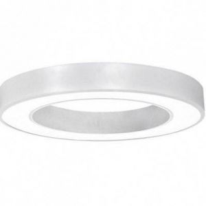 Silamp Plafonnier LED Blanc Rond 36W 50cm - Blanc Neutre 4000K - 5500K