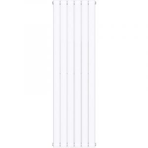 Image de Radiateur pour Chauffage Central Radiateur à Eau Chaude Design Vertical Panneau Double Couches Blanc 160x46cm - Blanc - Sogood