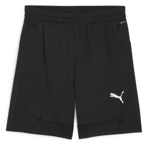 Puma TeamFINAL Training Shorts, Short en Maille Adultes Unisexes Black Silver, 658566