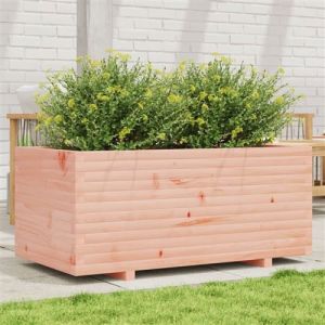 VidaXL Jardinière 110x60x49,5 cm bois massif de douglas, jardinière d'extérieur, bac à fleurs, bac à tomates, jardinière de terrasse
