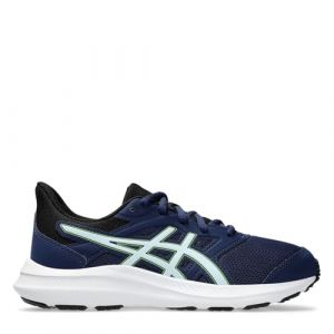 Asics JOLT 4 GS Sneaker, Blue Expanse Cool Grey, 32.5 EU