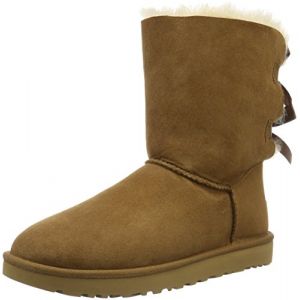 Image de UGG australia UGG Bailey Bow, Bottes doublure chaude femme, Marron (Chestnut), 37 EU