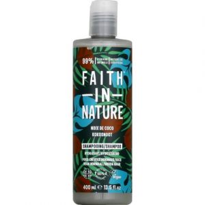 Faith in Nature Shampooing Naturel à la Noix de Coco, Hydratant, Vegan & Cruelty Free, Sans parabènes & SLES, Pour cheveux normaux à secs, 400ml