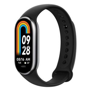 NK Xiaomi Mi Smart Band 8 - Bracelet d'activit&eacute;, &eacute;cran AMOLED, Surveillance de la fr&eacute;quence Cardiaque, 190 mAh, Plus de 150 Modes Sportifs, jusqu'&agrave; 16 Jours d'autonomie, Noir