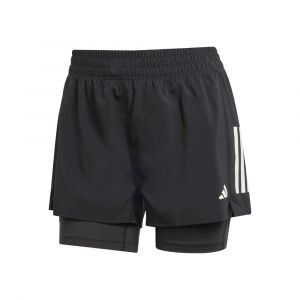 Adidas Own The Run 2in1 Short De Running Femmes - Noir, Taille L