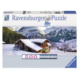 Image de Ravensburger Puzzle Chalet Alpes 500 pièces