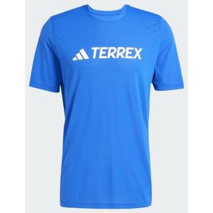 Adidas T-shirt de montagne mt log tech homme bleu