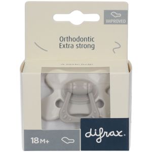 Difrax Diffrax Sucette Dental +18 mois Gems - Grey Agathe