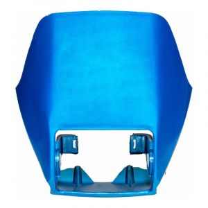 1tek origine Tête de fourche bulle plaque phare bleu pour mobylette MBK 51 Evasion Neuf