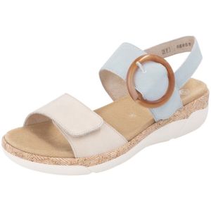 Remonte Femme R6853 Sandales Bride Cheville, Bleu, 41 EU