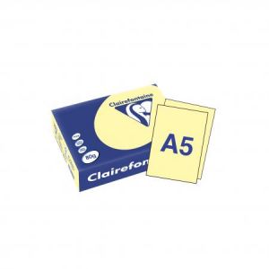 Clairefontaine 2916C - Ramette de 500 feuilles de papier Trophée canari, A5, 80 g/m²