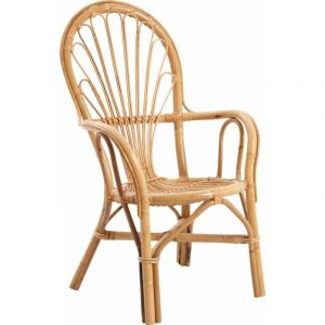 Aubry Gaspard Fauteuil en manau 57x67x103cm