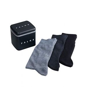 Falke Happy Box 3-Pack M So Chaussettes, Gris (Sortiment 10), 39-42 (Lot de 3) Femme