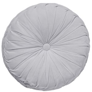 Dutch Decor KAJA - Coussin rond en velours Micro Chip Chip 40 cm