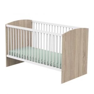 Sauthon Lit bébé évolutif Little big bed Acces bois blanc (70 x 140 cm)