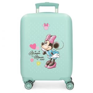 Valise disney abs 50 cm 4r minnie imagine turquoise bleu