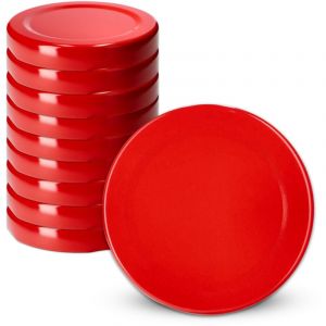 Kadax - Bouchons pour bocaux, bouchon, bocaux, couvercle, couvercle Fi58, 10 pièces, 4 crochets