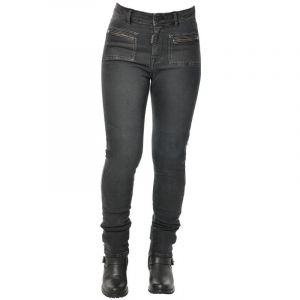 Image de Overlap Jeans moto femme Kara noir- 34