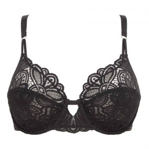 Image de Sans Complexe Attirance 73AAH11 Soutien Gorge Corbeille Armatures, Noir, 95C Femme