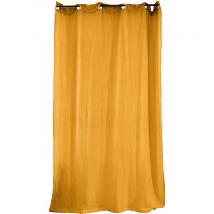 Linnea Rideau 135X240 gaze de coton GAZGAZ jaune moutarde