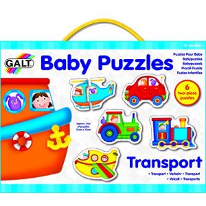 Asa Toys Baby Puzzles - Véhicules 6 x 2 pièces