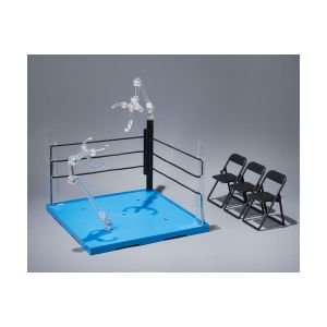 Bandai Tamashii Stage - Accessoires Pour Figurine Act Ring Corner & Folding Chair Set Neutral Ver.