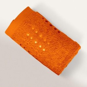 Linnea Drap de douche 70x140 cm 100% coton 550 g/m2 PURE POINTS Orange Butane