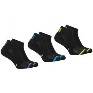 Athena Lot de 3 paires de socquettes homme Training Dry noir en coton